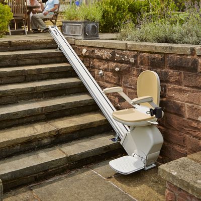 Brooks outdoor stairlift for external steps